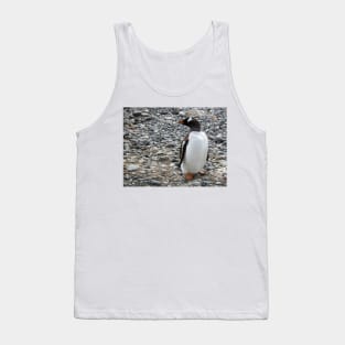 Gentoo penguin on the beach at Brown Bluff Tank Top